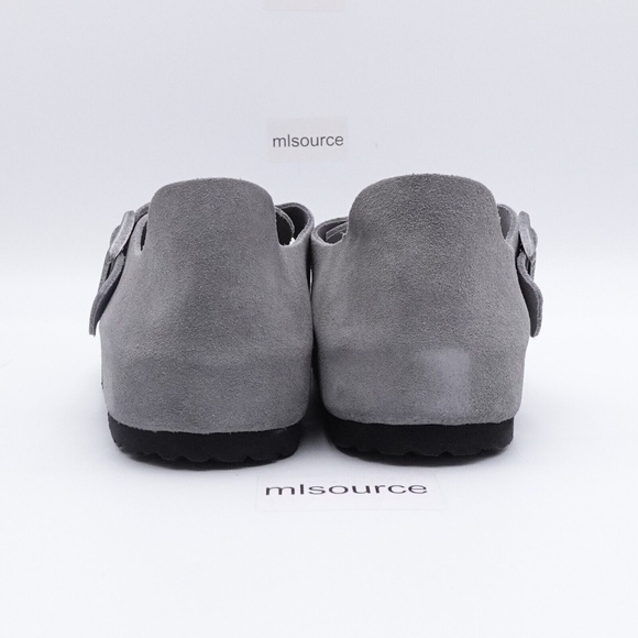 NEW Birkenstock London BS Clogs 1018996 Whale Gray - Picture 4 of 10